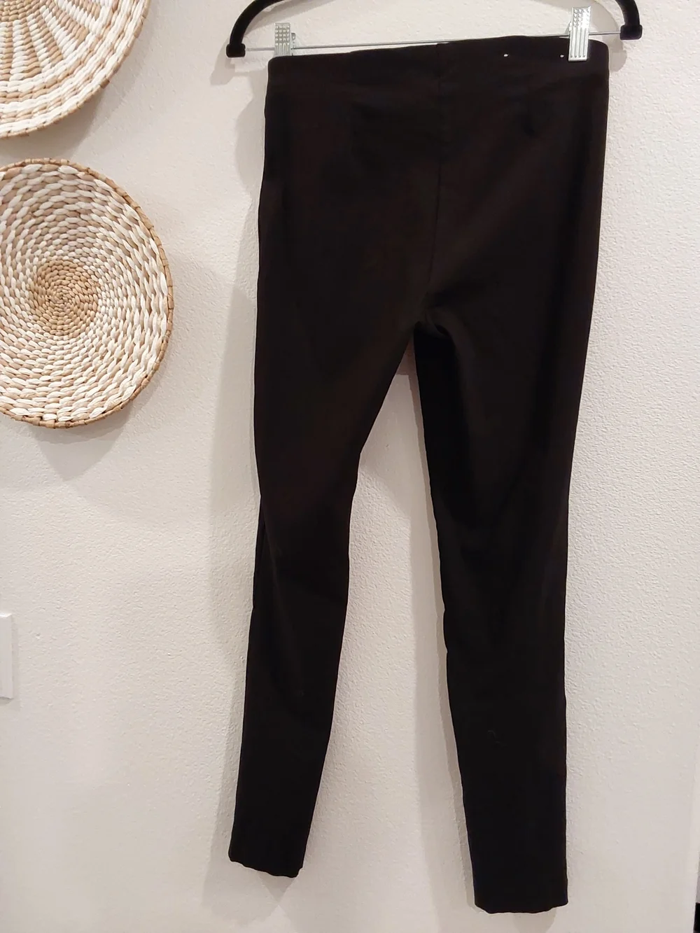 Michael Kors Black Slim Leggings with Smooth Waistband